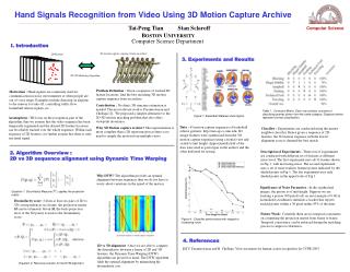 Hand Signals Recognition from Video Using 3D Motion Capture Archive