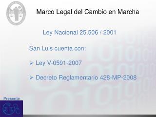 Ley Nacional 25.506 / 2001