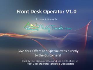 Front Desk Operator V1.0