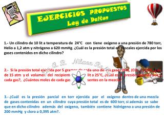 EJERCICIOS PROPUESTOS Ley de Dalton