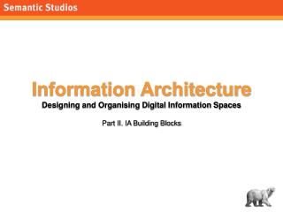 Organization – Labeling – Navigation – Search