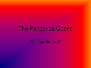 The Pandorica Opens