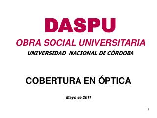 DASPU OBRA SOCIAL UNIVERSITARIA
