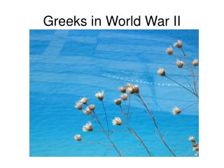 Greeks in World War II