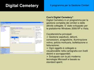 Digital Cemetery