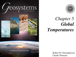 Chapter 5 Global Temperatures