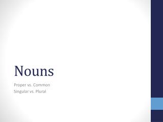 Nouns