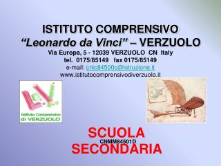 SCUOLA SECONDARIA di 1° GRADO - Verzuolo