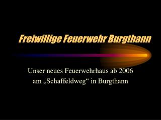 Freiwillige Feuerwehr Burgthann