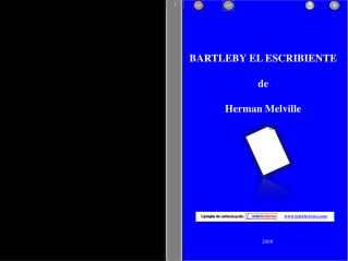 BARTLEBY EL ESCRIBIENTE de Herman Melville