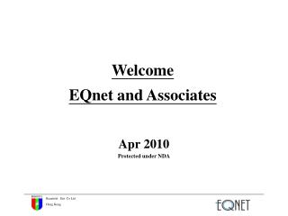 Apr 2010 Protected under NDA