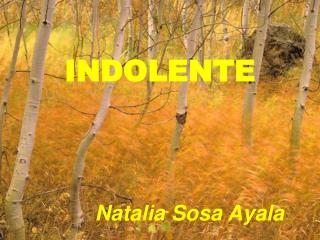 INDOLENTE