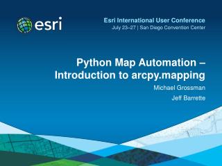 Python Map Automation – Introduction to arcpy.mapping