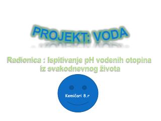 Projekt: Voda