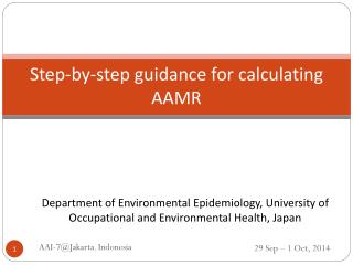 Step-by-step guidance for calculating AAMR