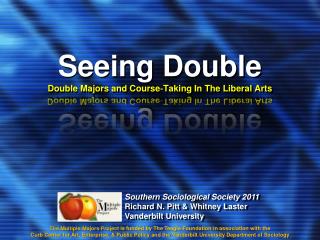 Seeing Double Double Majors and Course‐Taking In The Liberal Arts
