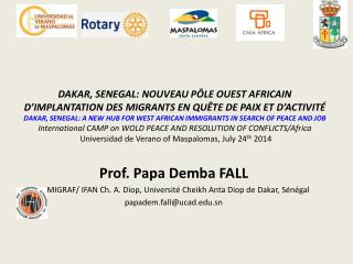 Prof. Papa Demba FALL
