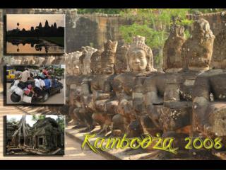 Słynne Angkor Wat, widok o szóstej nad ranem. Dziki tłum fotografów stoi za moimi plecami, każdy