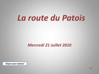 La route du Patois