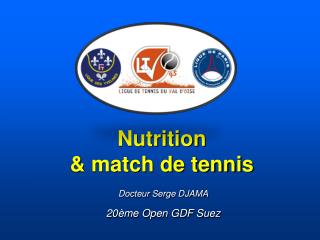 Nutrition &amp; match de tennis