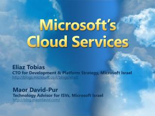 Microsoft’s Cloud Services