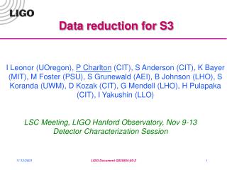 Data reduction for S3