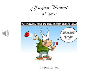 Jacques Prévert Le cancre