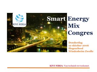 Smart Energy Mix Congres