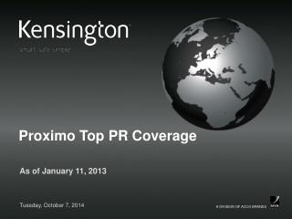 Proximo Top PR Coverage