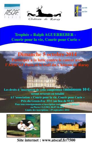 Trophée « Ralph AGUERREBER - Courir pour la vie, Courir pour Curie »