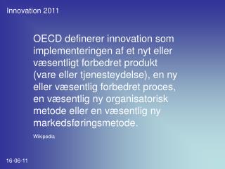 Innovation 2011