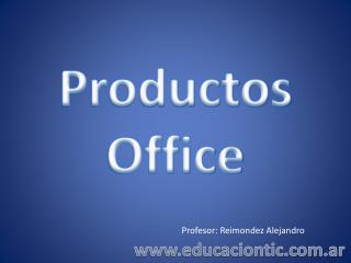 Productos Office
