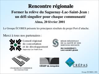 Former la relève du Saguenay-Lac-Saint-Jean : un défi singulier pour chaque communauté