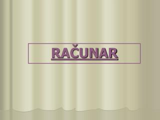 RAČUNAR