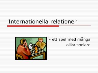 Internationella relationer