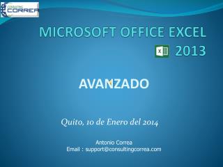 MICROSOFT OFFICE EXCEL 2013