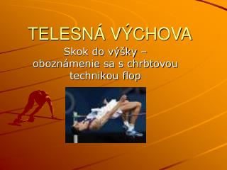 TELESNÁ VÝCHOVA