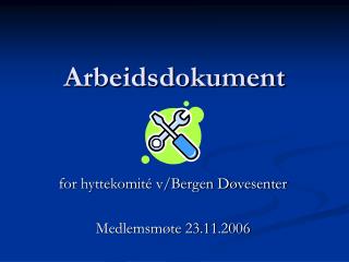 Arbeidsdokument