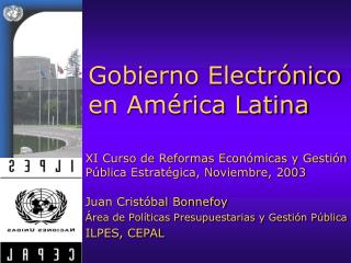 Gobierno Electrónico en América Latina
