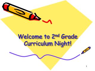 Welcome to 2 nd Grade Curriculum Night!