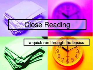 Close Reading