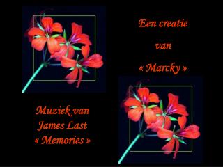 Muziek van James Last « Memories »