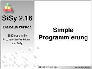 SiSy 2.16 Die neue Version