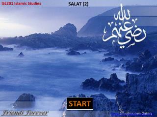 ISL201 Islamic Studies