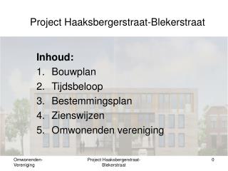 Project Haaksbergerstraat-Blekerstraat