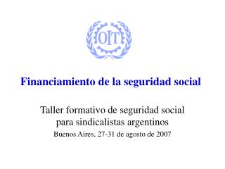 Financiamiento de la seguridad social