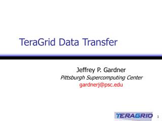TeraGrid Data Transfer