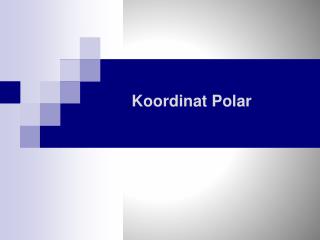 Koordinat Polar