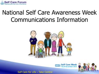 National Self Care Awareness Week Communications Information
