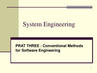 System Engineering